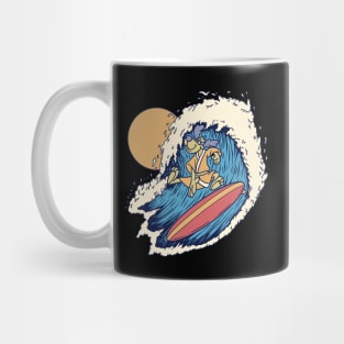 Hong Kong Phooey Surfing Karate Mug